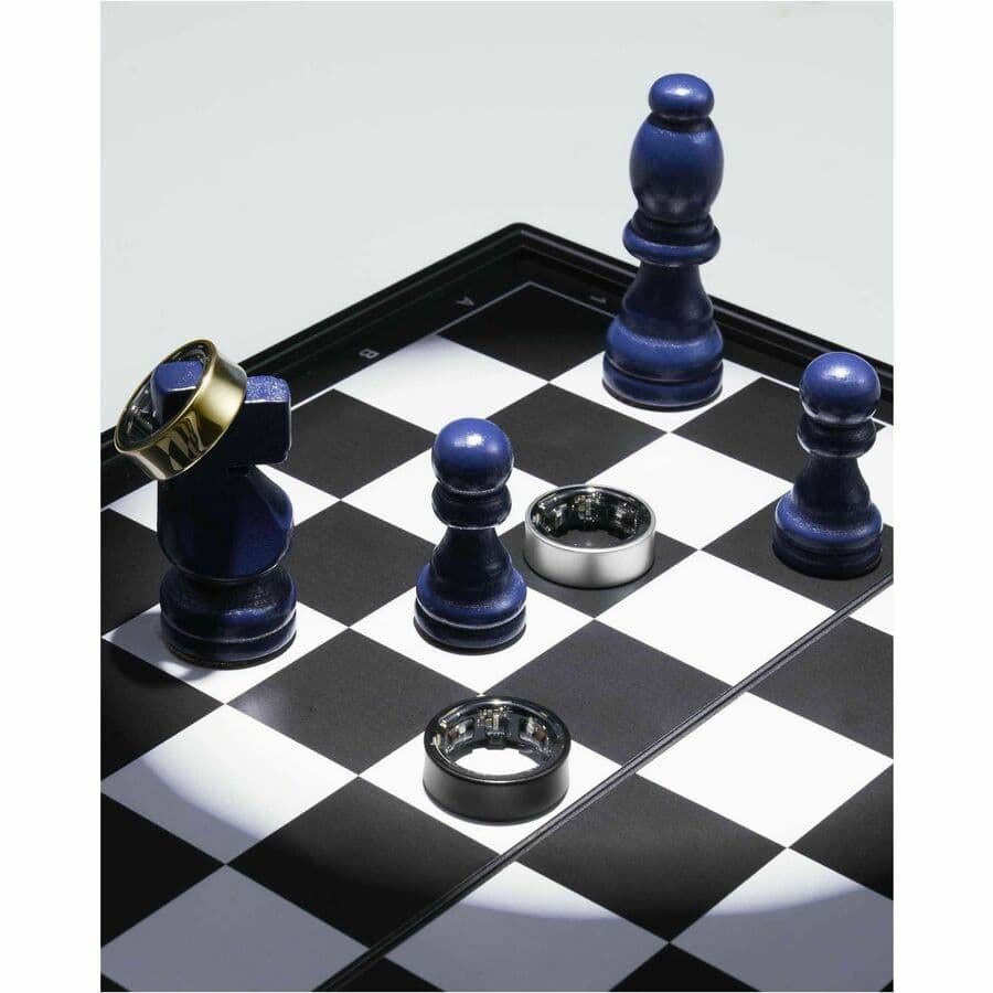 Samsung Galaxy Ring Size 9 Titanium Black smart ring for Android-only wellness tracking