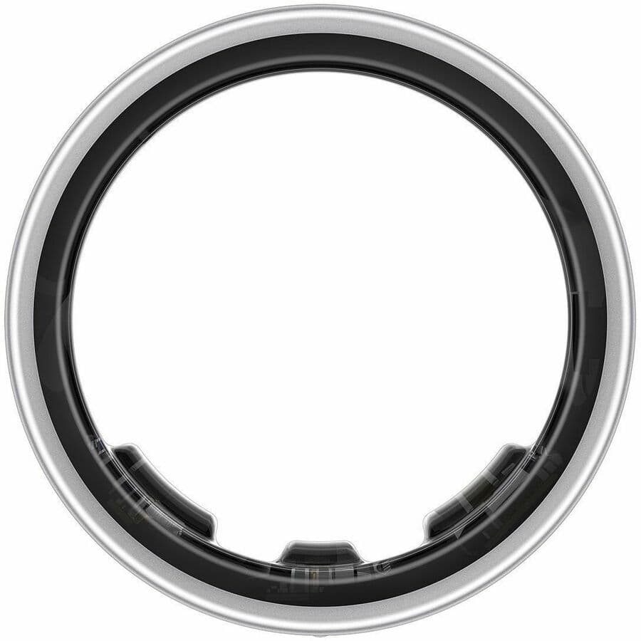 Samsung Galaxy Ring Size 9 in Silver titanium finish smart ring