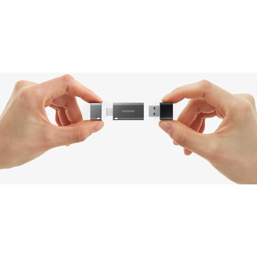 Samsung 256 GB USB Duo Plus flash drive for portable high-capacity storage