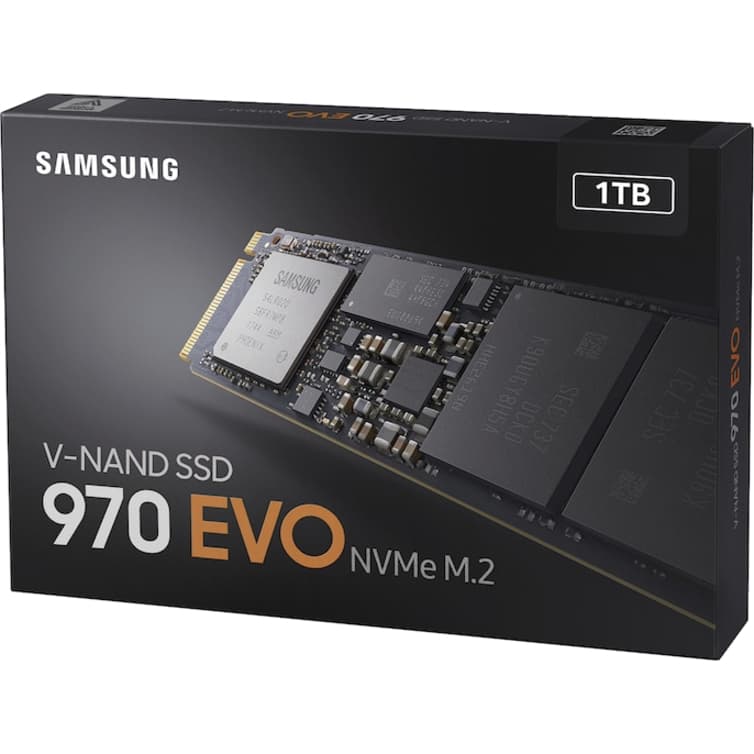 Samsung 970 EVO 1 TB M.2 2280 PCIe internal SSD in white