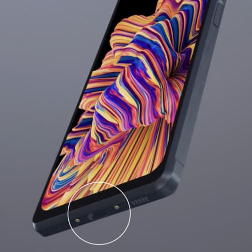 Samsung Galaxy XCover Pro rugged unlocked phone in black with 64 GB storage