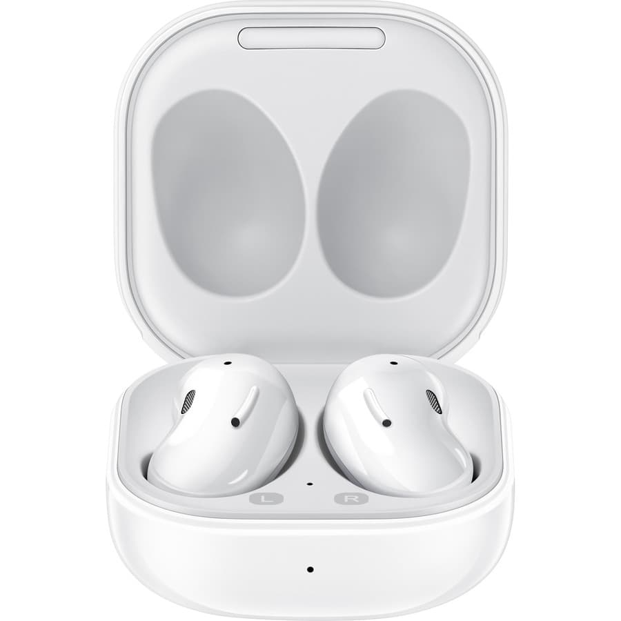 Samsung Galaxy Buds Live white true wireless in-ear headset with charging case