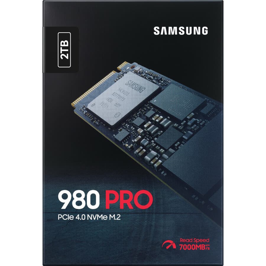 Samsung 980 PRO 2TB M.2 NVMe PCIe internal solid state drive