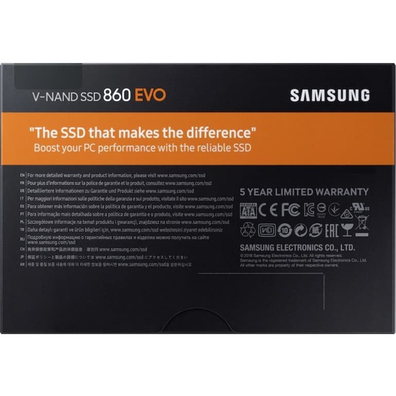SAMSUNG - SOURCING KIT SAMSUNG 860 EVO 250GB SATA 6GBPS 2.5INCH INTERNAL SOLID STATE view 5