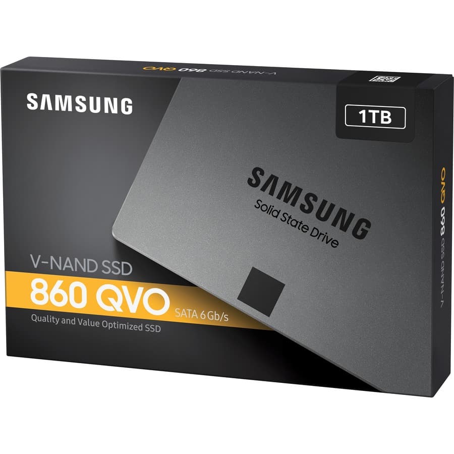 Samsung 860 QVO 1 TB 2.5-inch SATA internal SSD for desktop storage upgrades