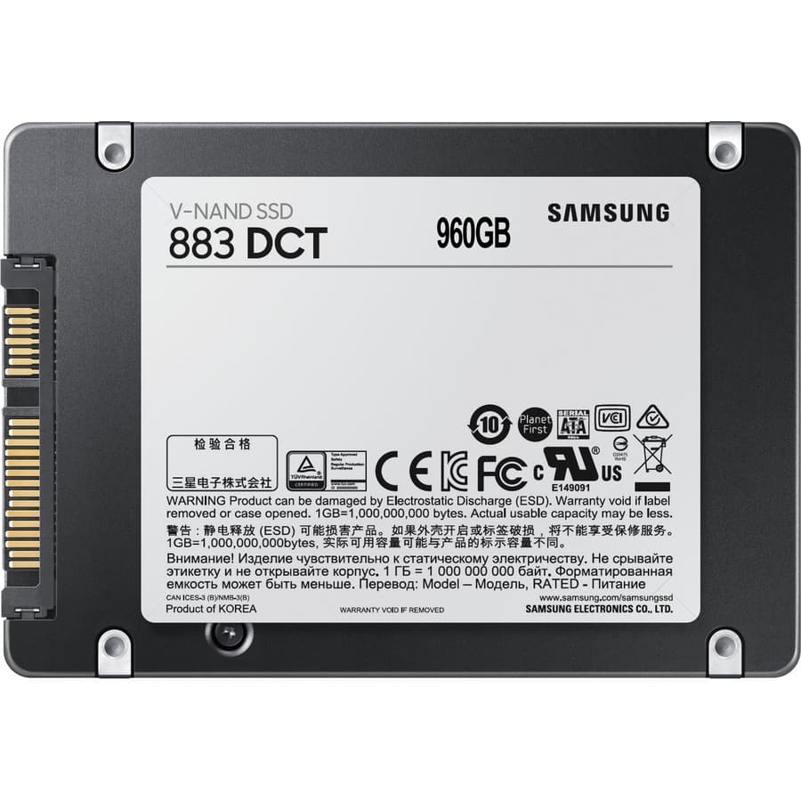 SAMSUNG - SOURCING SAMSUNG 883 DCT 960 GB SSD 2.5 INTERNAL SATA SERVER DEVICE view 5