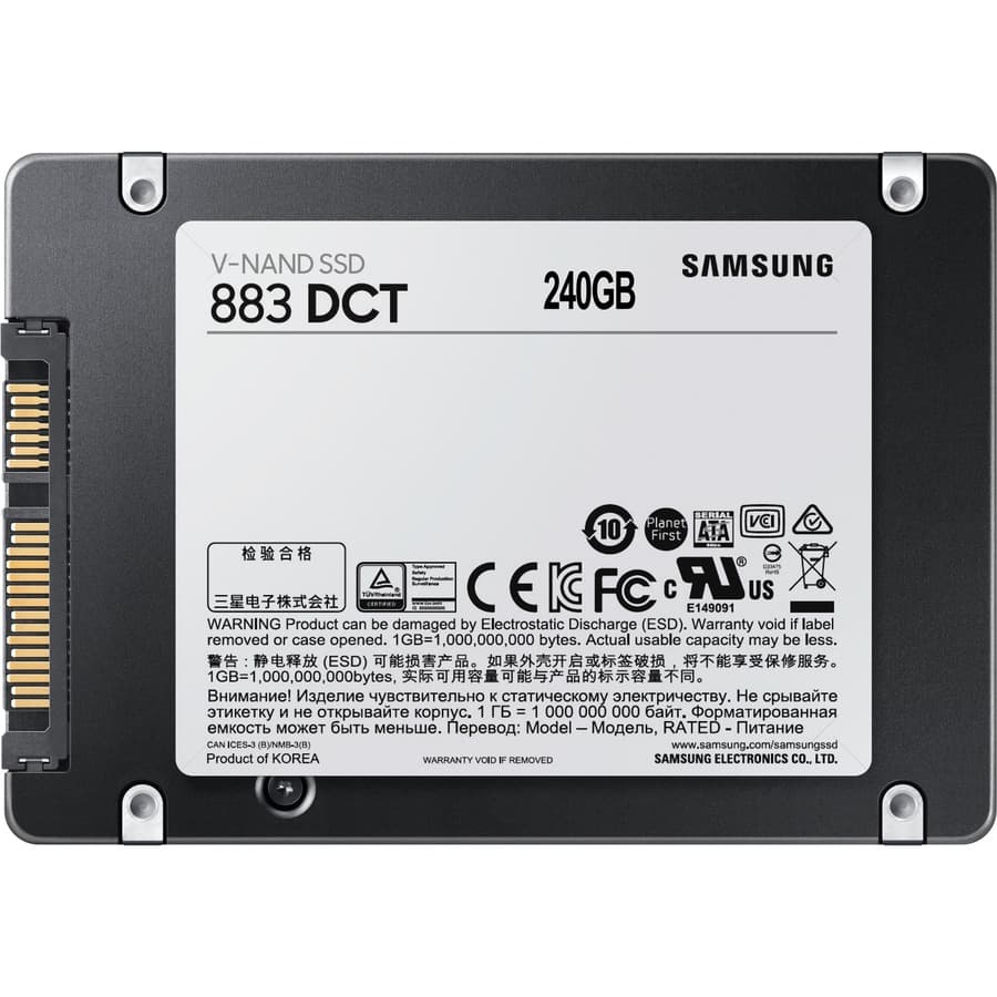 SAMSUNG - SOURCING SAMSUNG 883 DCT 240GB SATA 6GBPS 2.5INCH ENTERPRISE INTERNAL view 5