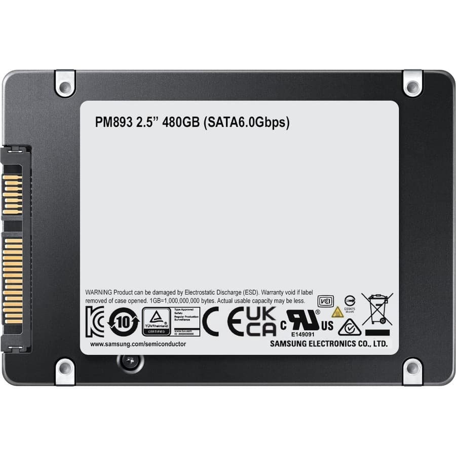 SAMSUNG - SOURCING SAMSUNG PM893 480GB SATA 6GBPS SFF(2.5INCH) 7MM DATA CENTER SOLID view 5