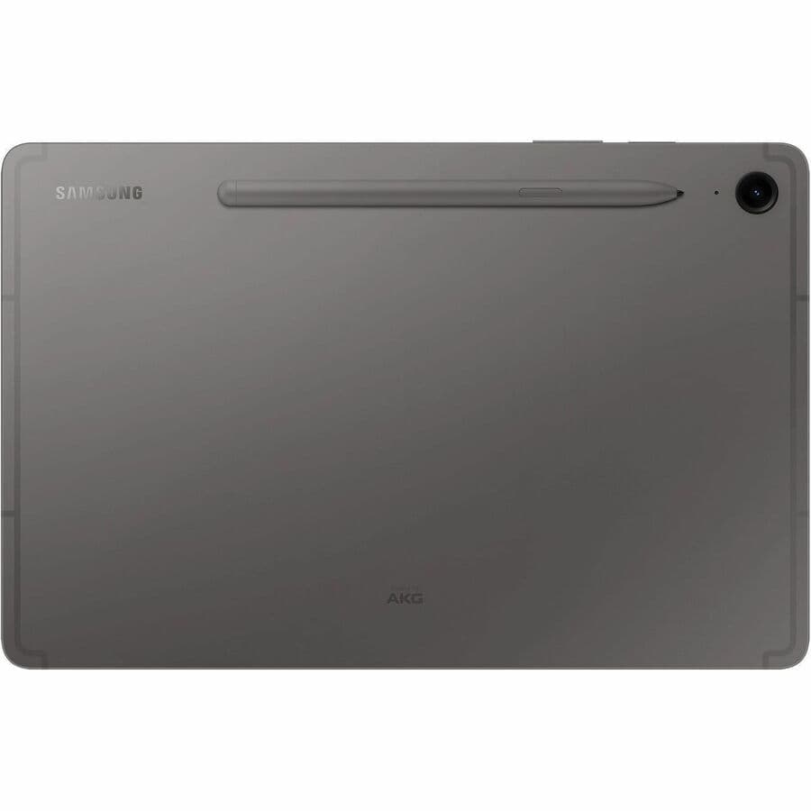 Samsung Galaxy Tab S9 FE commercial tablet in gray with cellular support