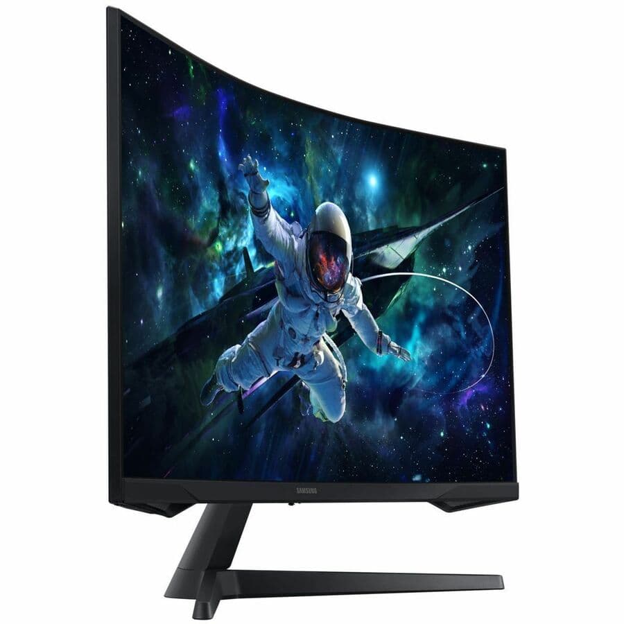 Samsung Odyssey G55C 32 inch curved QHD monitor with 1000R curvature