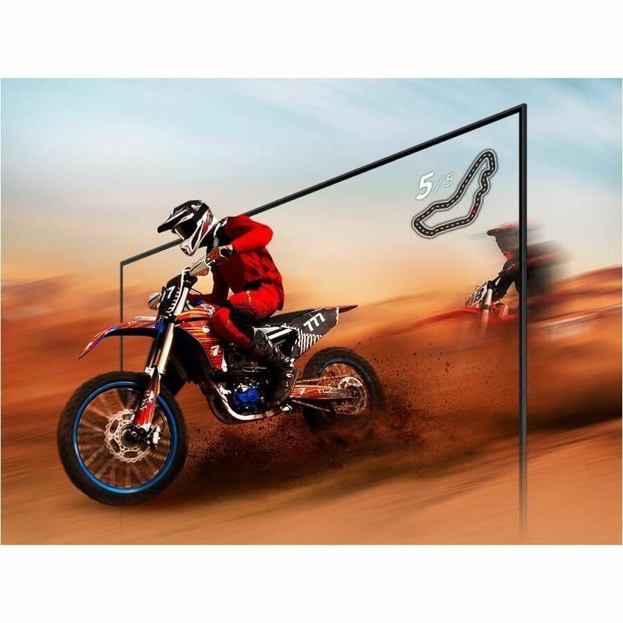 Samsung 55-inch DU8000 Crystal UHD 4K smart TV with slim black bezel