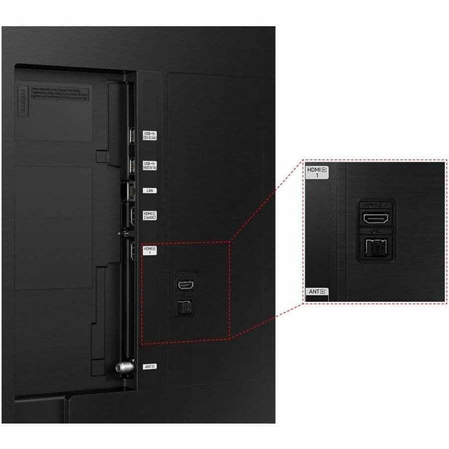 Samsung 75-inch 4K Smart TV with Tizen, HDR, and 120Hz refresh