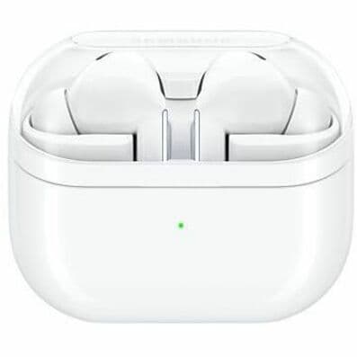 Samsung Galaxy Buds3 Pro White true wireless earbuds with charging case and ear tips