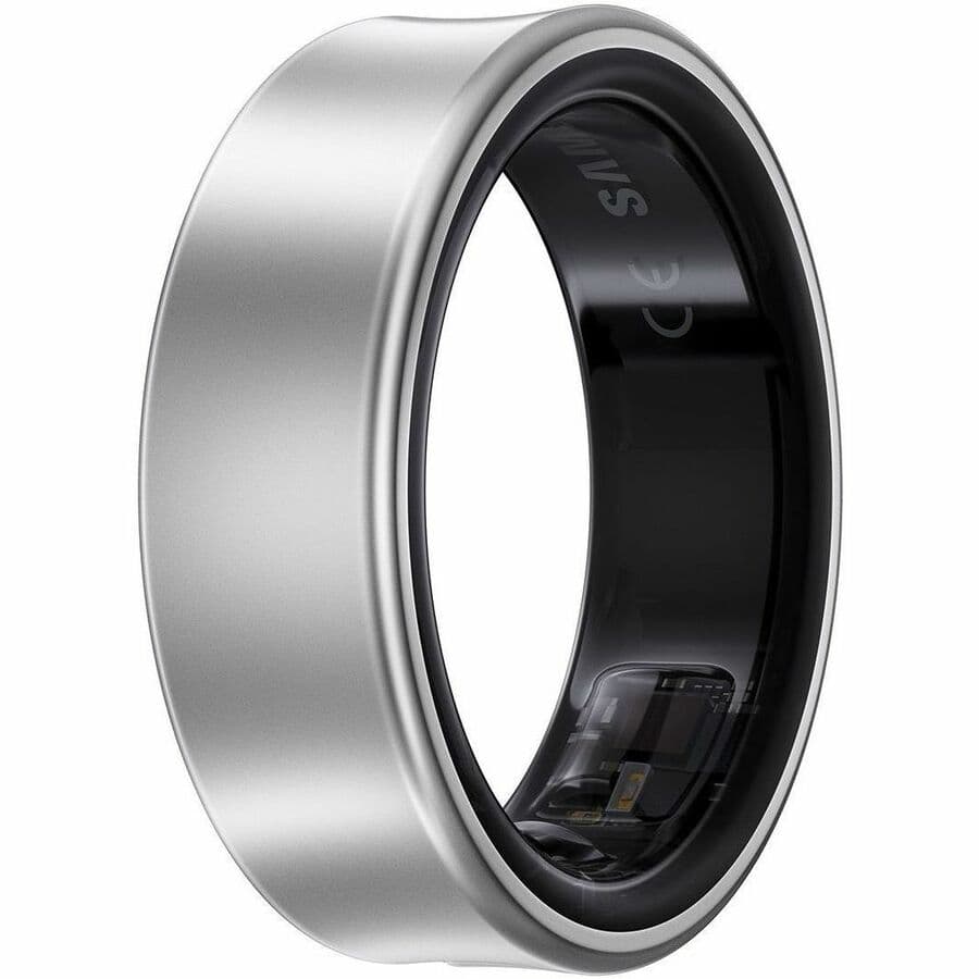 Samsung Galaxy Ring Size 9 in Silver titanium finish smart ring