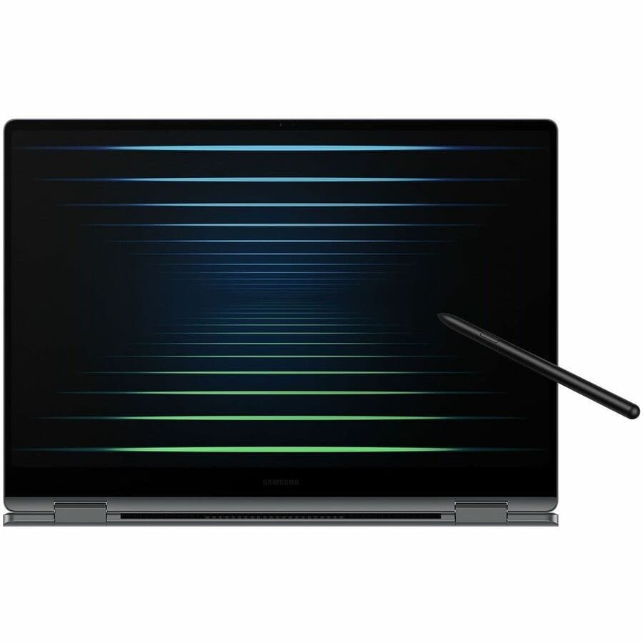 Samsung Galaxy Book5 Pro 360 16-inch 2-in-1 laptop in grey with Intel Core Ultra 7, 16 GB memory, and 1 TB SSD