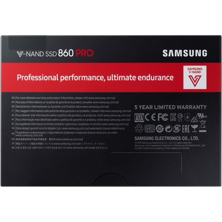SAMSUNG - SOURCING KIT SAMSUNG 860 PRO 4TB SATA 6GBPS 2.5INCH MLC INTERNAL SOLID view 6