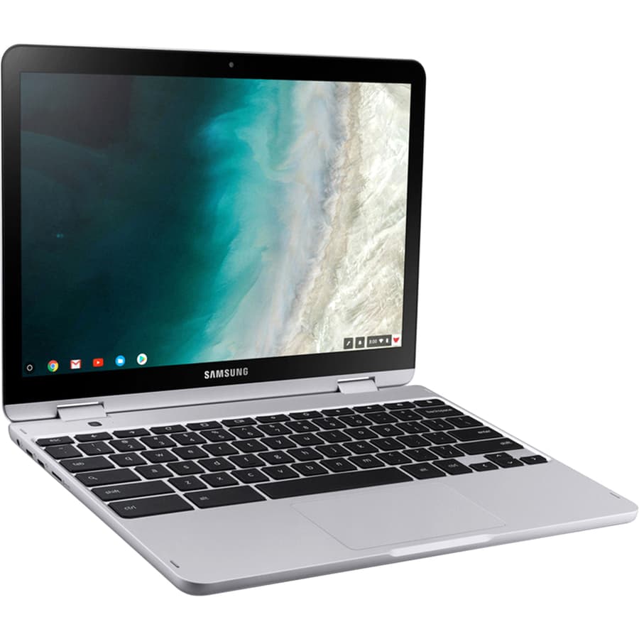 Samsung Chromebook Plus V2 2-in-1 convertible laptop with Chrome OS and Intel Celeron 3965Y