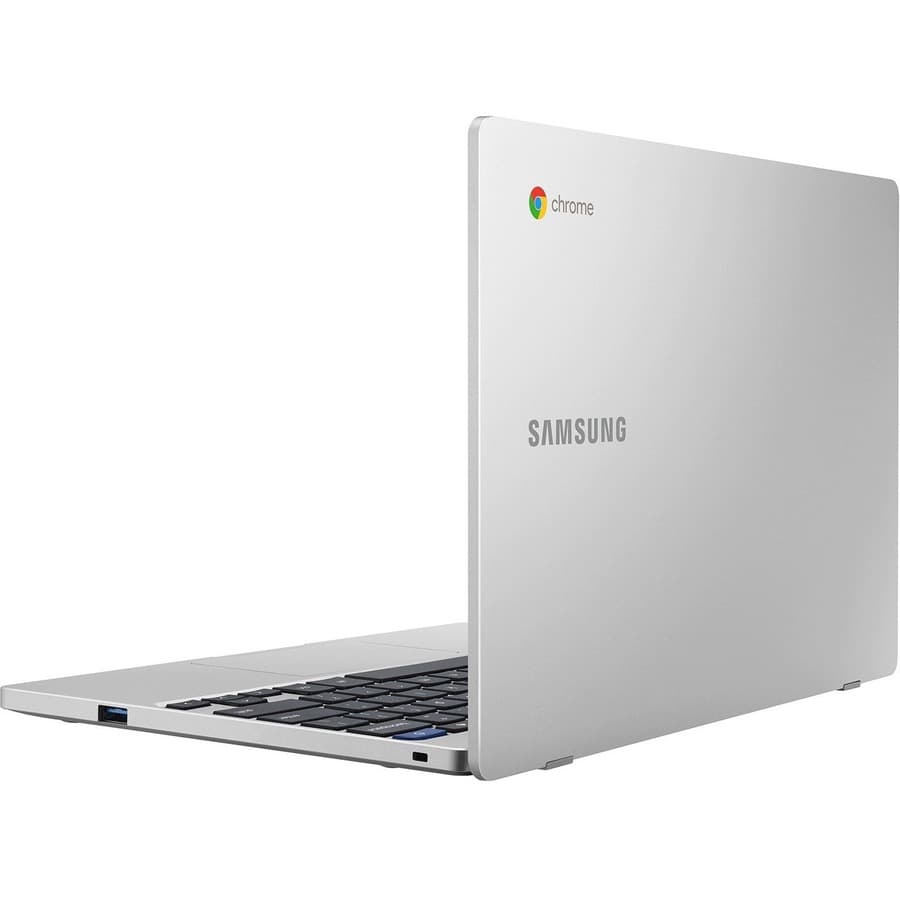 Samsung Chromebook 4 XE310XBA-KD1US in platinum with 11.6 inch display