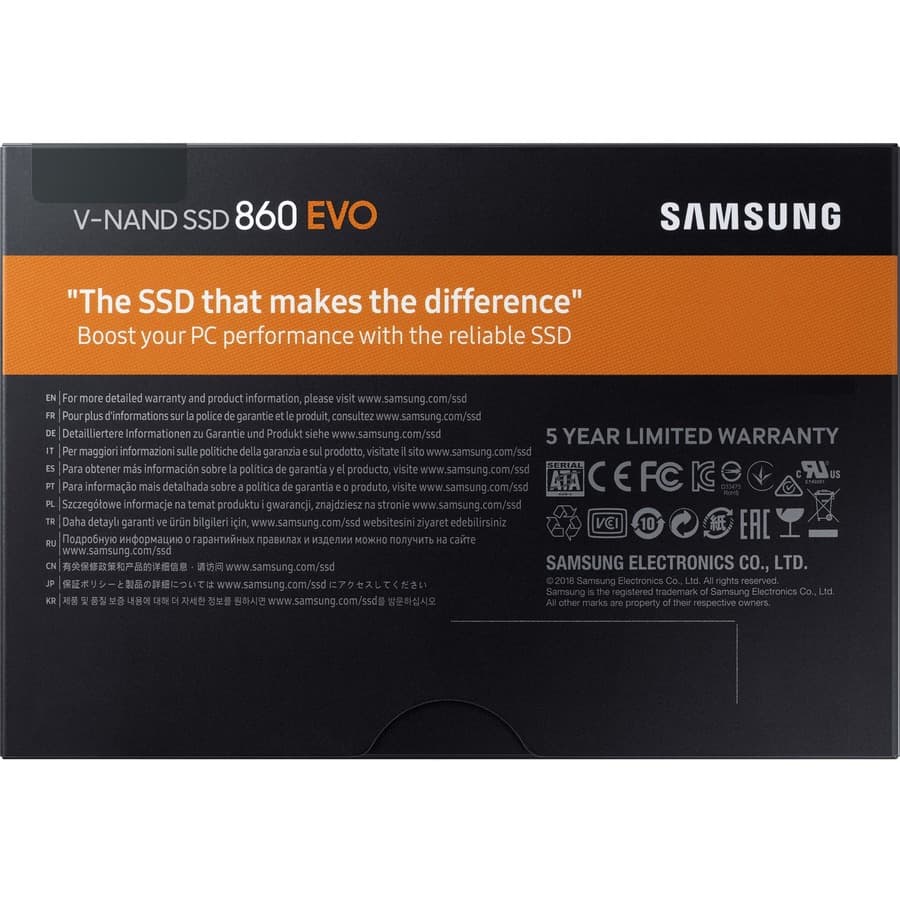 SAMSUNG - SOURCING KIT SAMSUNG 860 EVO 2TB SATA 6GBPS 2.5INCH MLC INTERNAL SOLID view 8