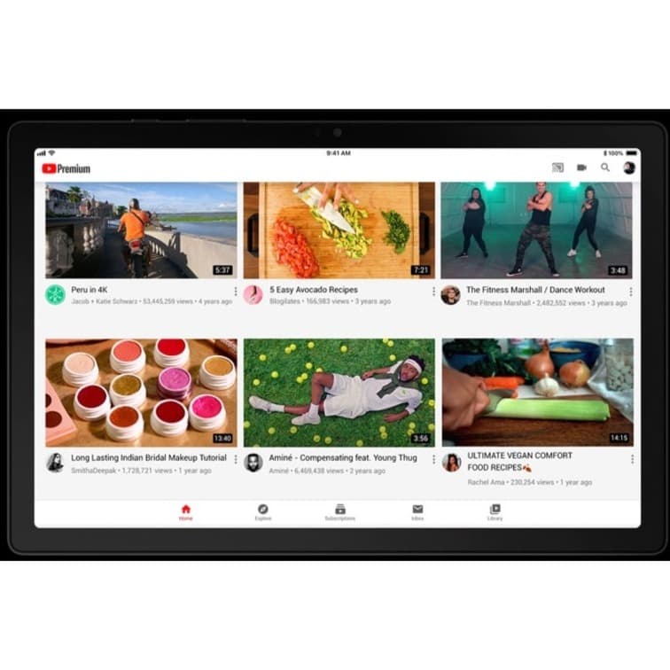 Samsung Tab A8 business tablet in dark gray with 32 GB storage