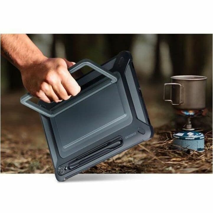 Samsung black outdoor cover for Galaxy Tab S9 tablet protection