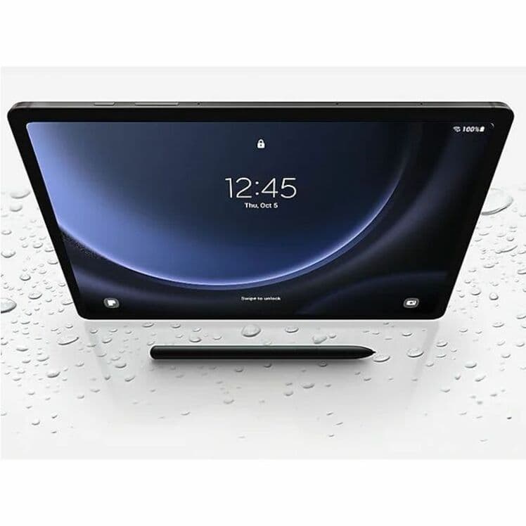 Samsung Galaxy Tab S9 FE+ 256GB business tablet with large display and gray finish