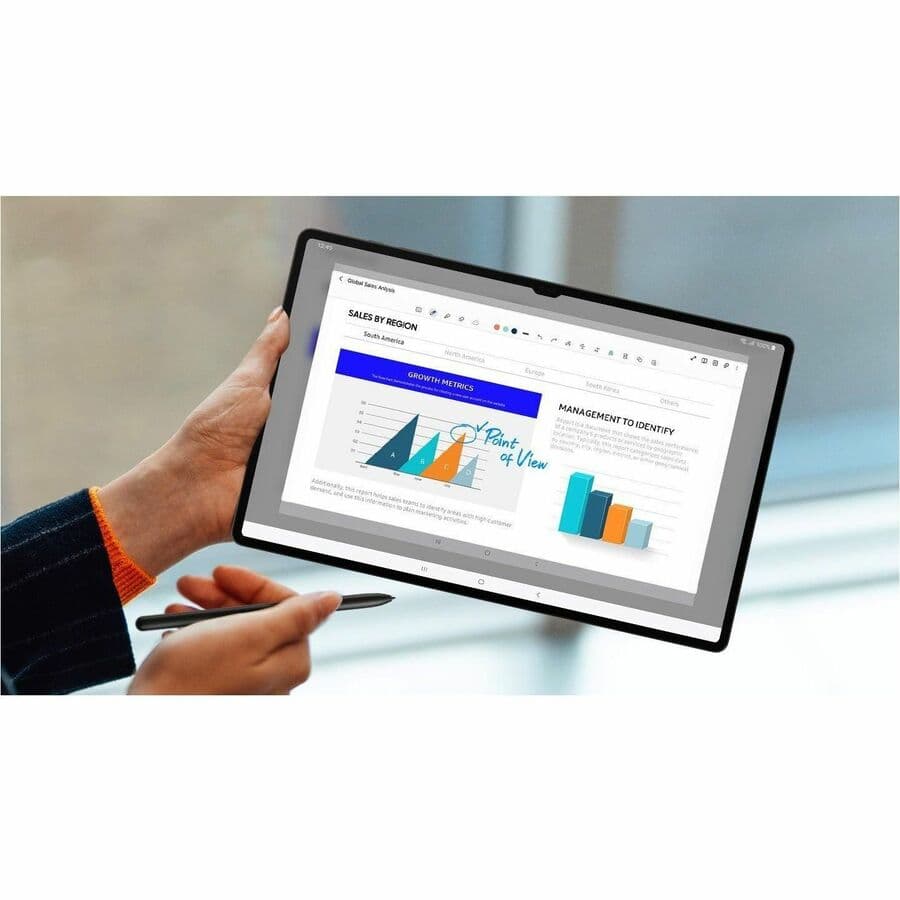 Black Samsung Tab S9 Series S Pen stylus for compatible Galaxy Tab S9 tablets