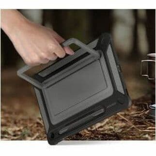 Black Samsung outdoor cover for Tab S9 FE tablet protection