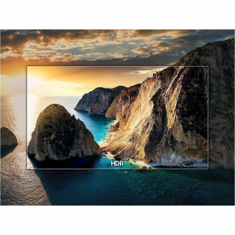 Samsung 55-inch DU8000 Crystal UHD 4K smart TV with slim black bezel