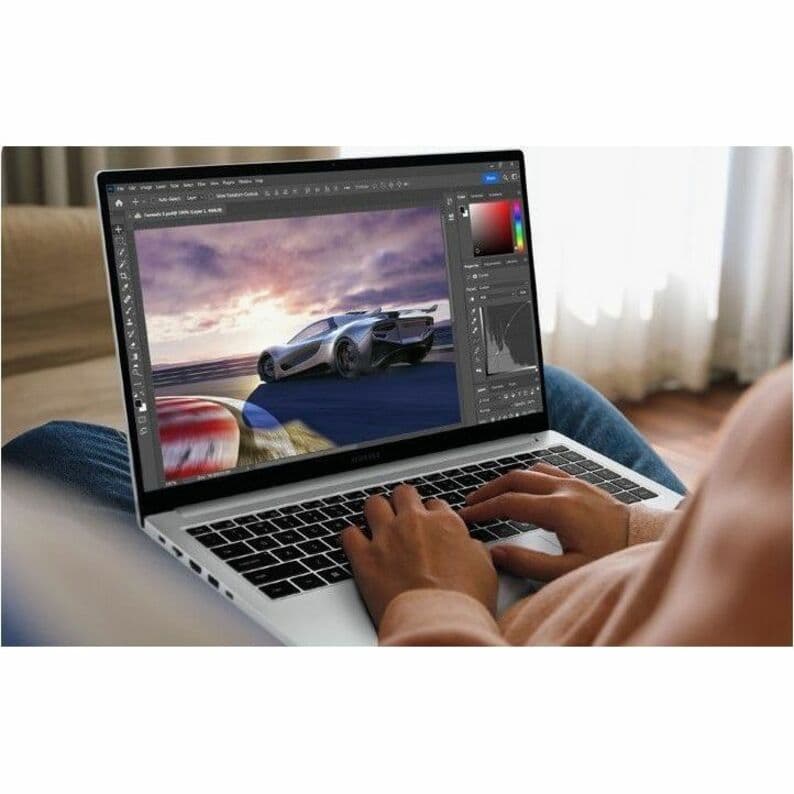 Samsung Galaxy Book4 15.6-inch silver business laptop with Intel Core 7 processor