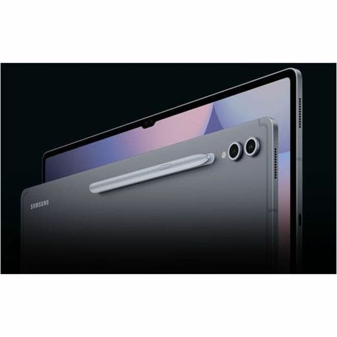Samsung Tab S10+ gray tablet with 12GB RAM and 256GB storage