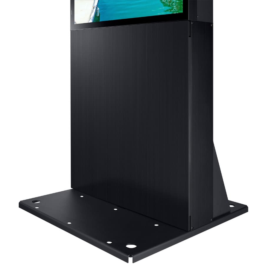 Black Samsung STN-E46D commercial display enclosure for OH46D outdoor digital signage