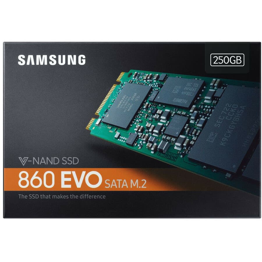 SAMSUNG - SOURCING SAMSUNG 860 EVO 250 GB SSD M.2 INTERNAL SATA DESKTOP PC NOTEBOOK view 10