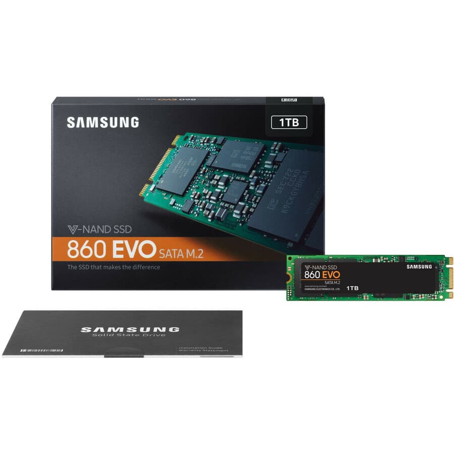 Samsung 1TB 860 EVO SSD M.2 SATA 2280 desktop solid-state drive