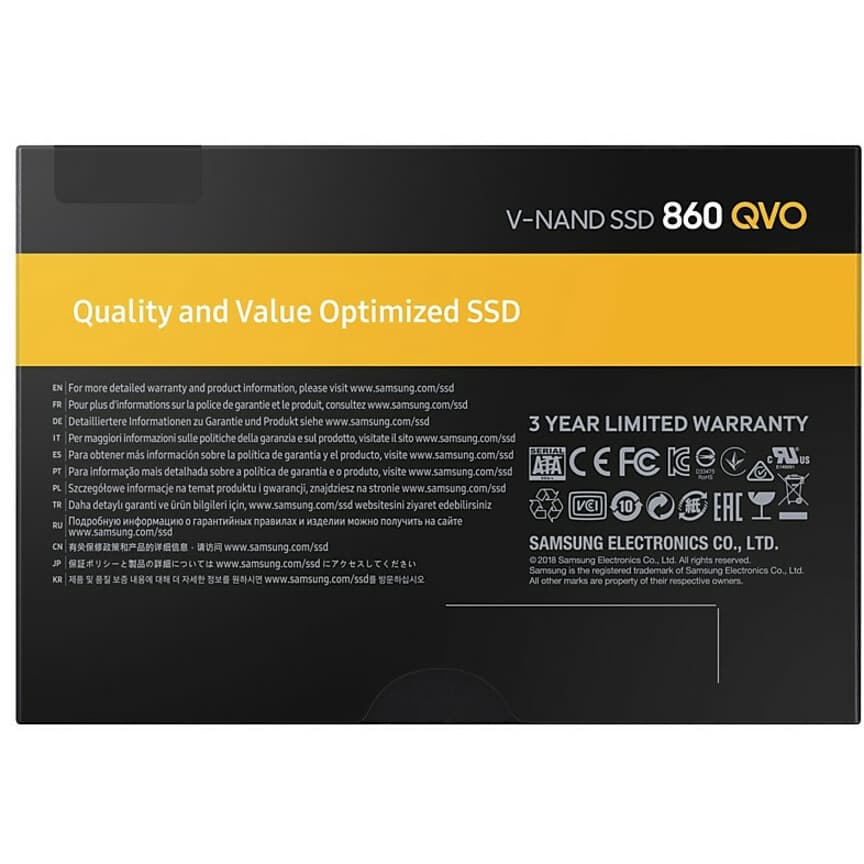 SAMSUNG - SOURCING SAMSUNG 860 QVO 1 TB SSD 2.5 INTERNAL SATA 360 TB TBW 550 MB/S view 11