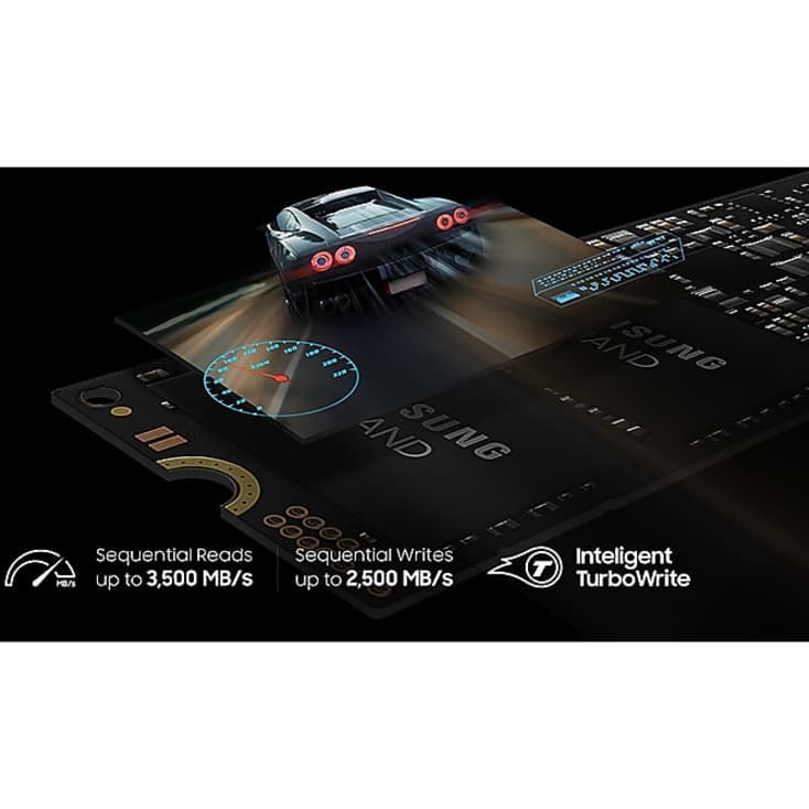 Samsung 970 EVO 1 TB M.2 2280 PCIe internal SSD in white