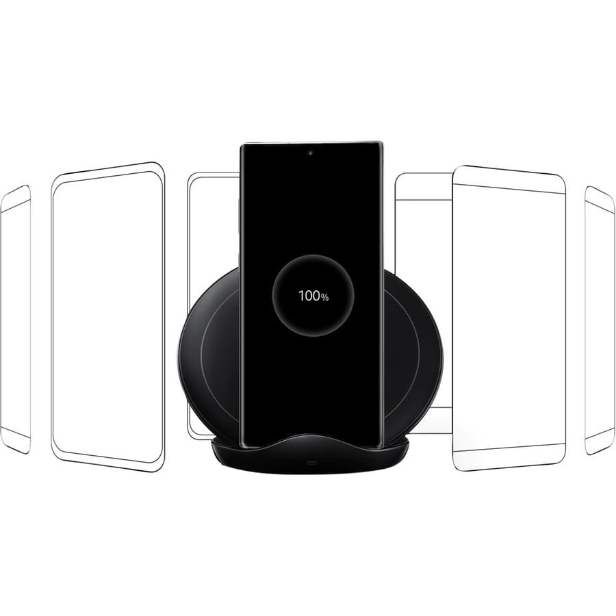 SAMSUNG- UNLOCKED PHONES B2B FAST CHARGE WRLS CHARGING STND 2019 BLACK view 8