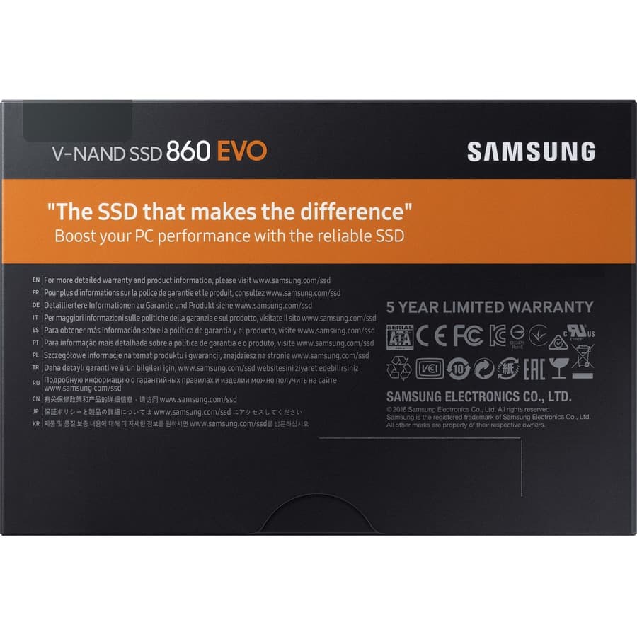 SAMSUNG - SOURCING KIT SAMSUNG 860 EVO 500 GB SOLID STATE DRIVE - 2.5 INTERNAL - view 10