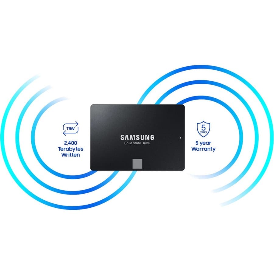 Samsung 860 EVO 1 TB 2.5-inch SATA internal SSD for notebook and desktop upgrades