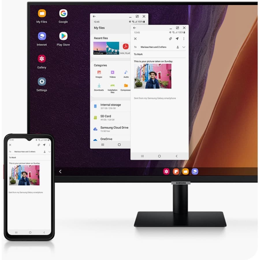Samsung Galaxy XCover6 Pro rugged smartphone black with 6.6 inch display and 128GB storage