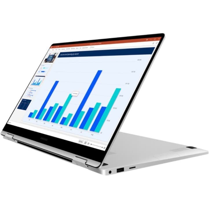 Samsung Galaxy Book3 360 13.3-inch silver 2-in-1 notebook with Intel Core i7 and Windows 11 Pro