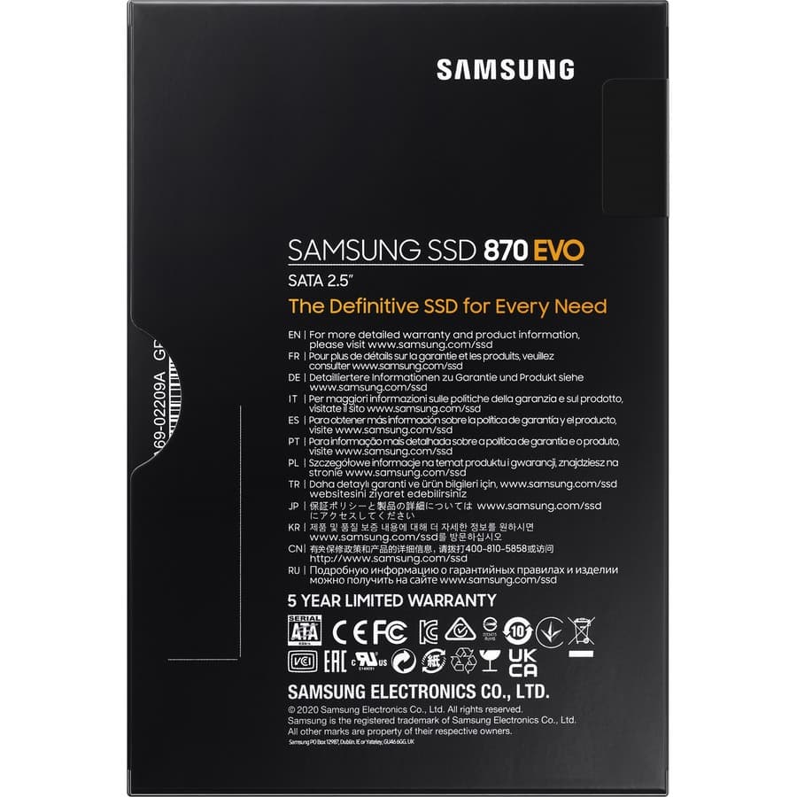 SAMSUNG - SOURCING KIT SAMSUNG 870 EVO 1TB 2.5IN SATA III INTERNAL SSD view 10