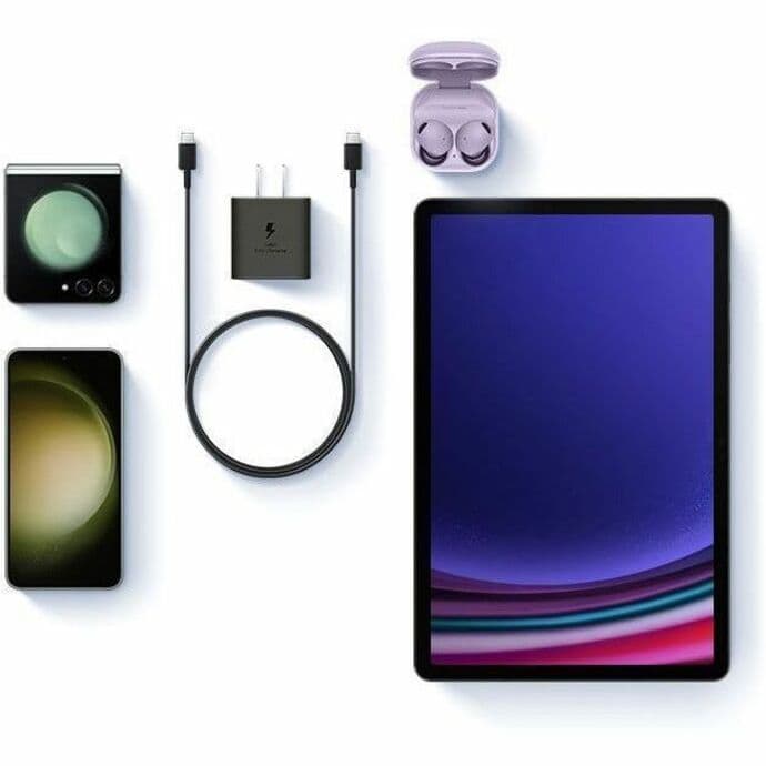 25W Travel Adapter w Cbl Blk view 7