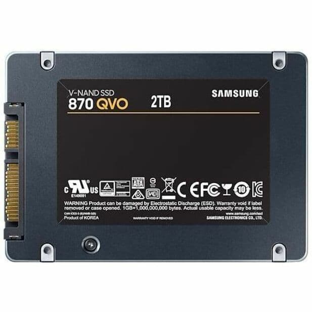 SAMSUNG - SOURCING SAMSUNG 870 QVO 2TB 2.5INCH SATA-6GBPS MULTI-LEVEL CELL (MLC) view 7