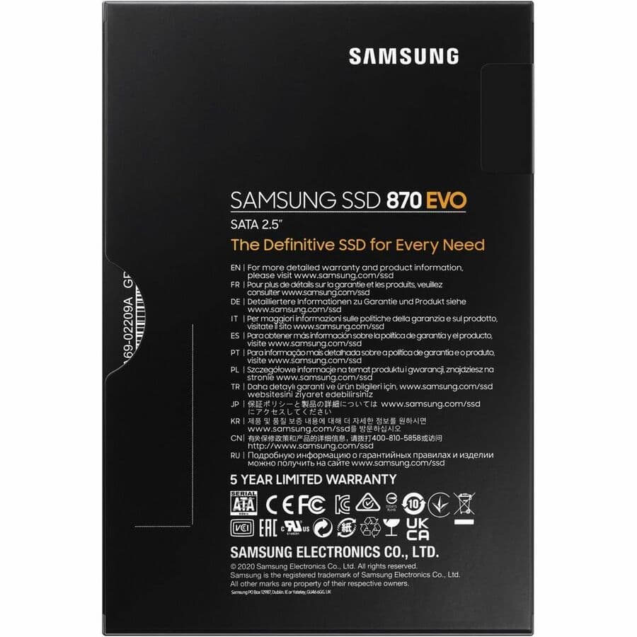 SAMSUNG 870 EVO 500GB SATA 2.5 INCH INTERNAL SSD view 12