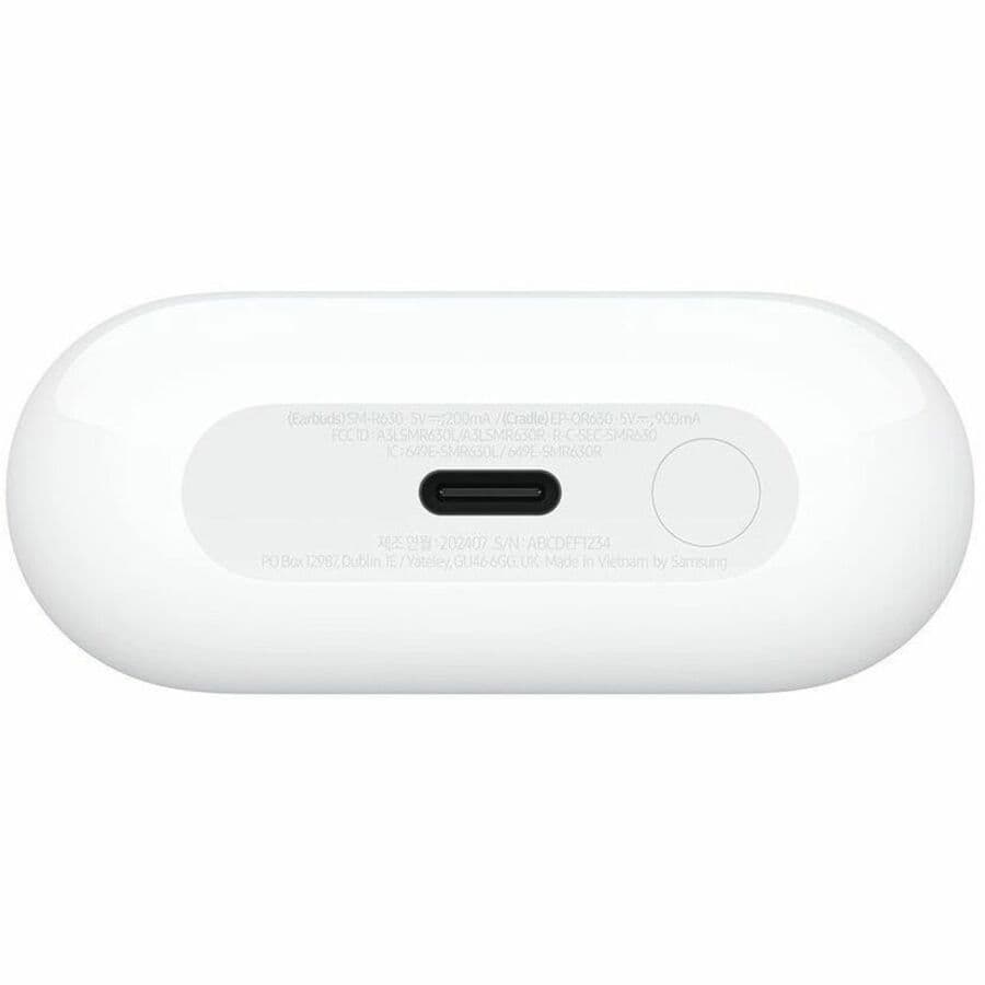 Samsung Galaxy Buds3 Pro White true wireless earbuds with charging case and ear tips