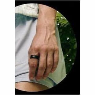 Samsung Galaxy Ring Size 8 Black titanium smart ring for wellness tracking