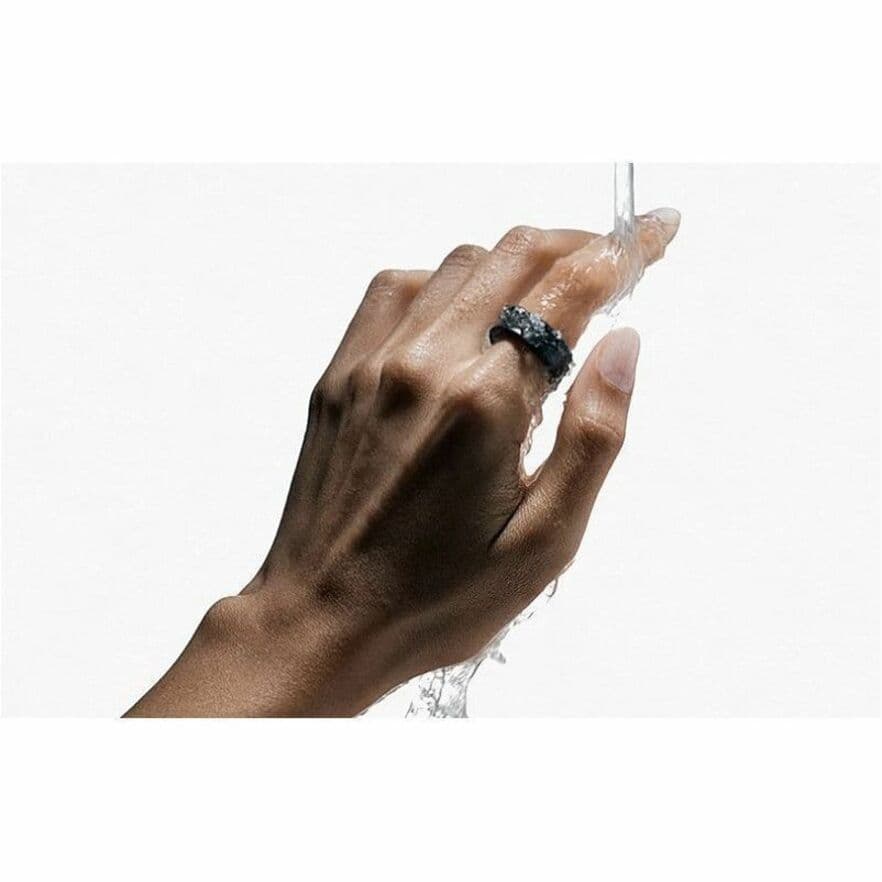 Samsung Galaxy Ring Size 12 in Black, discreet screen-free wearable for wellness tracking