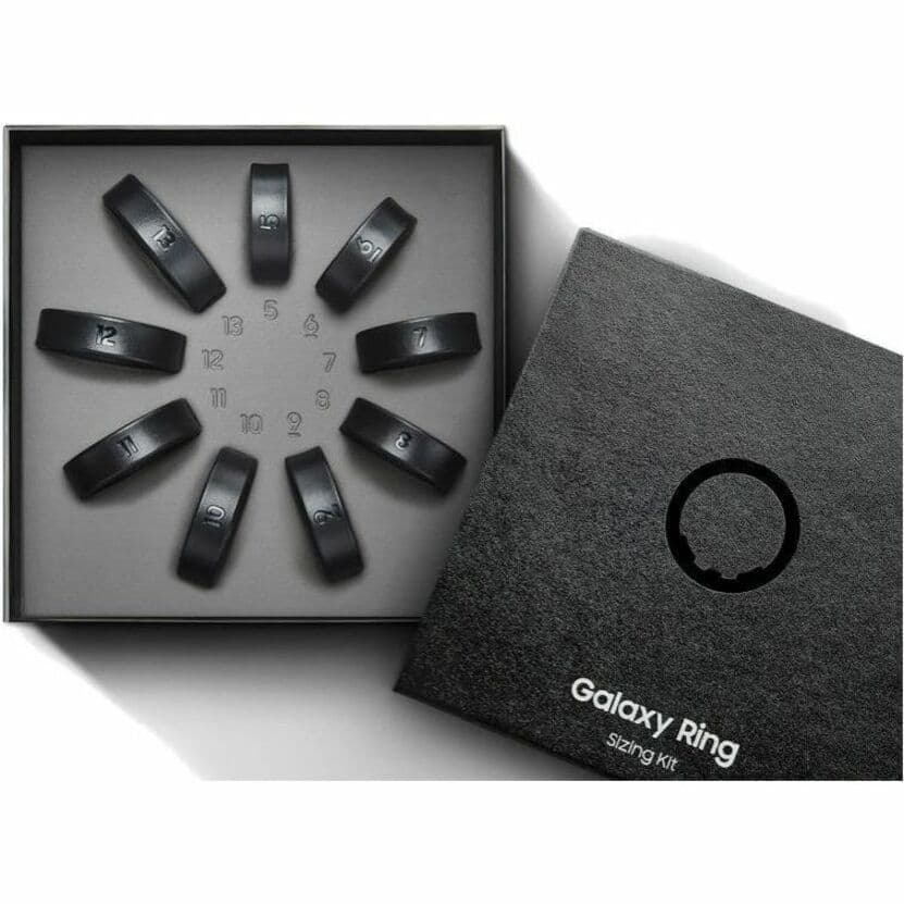 Samsung Galaxy Ring Size 13 Black titanium smart ring for sleep and heart rate tracking