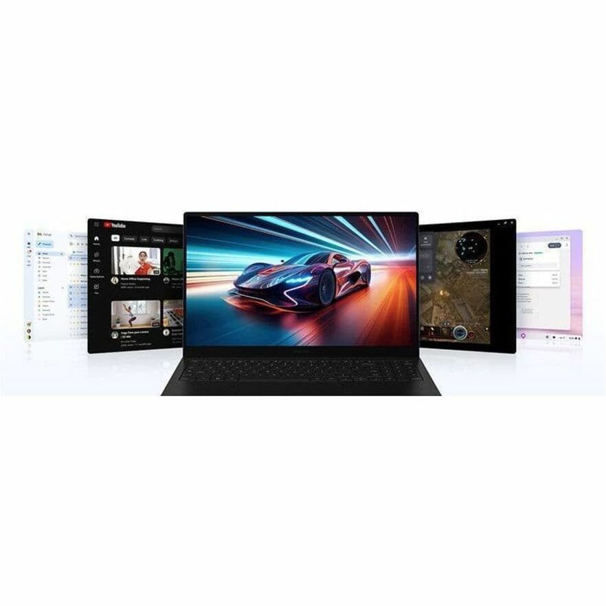 Samsung Galaxy Chromebook+ in Neptune Blue with 8 GB RAM and 256 GB storage